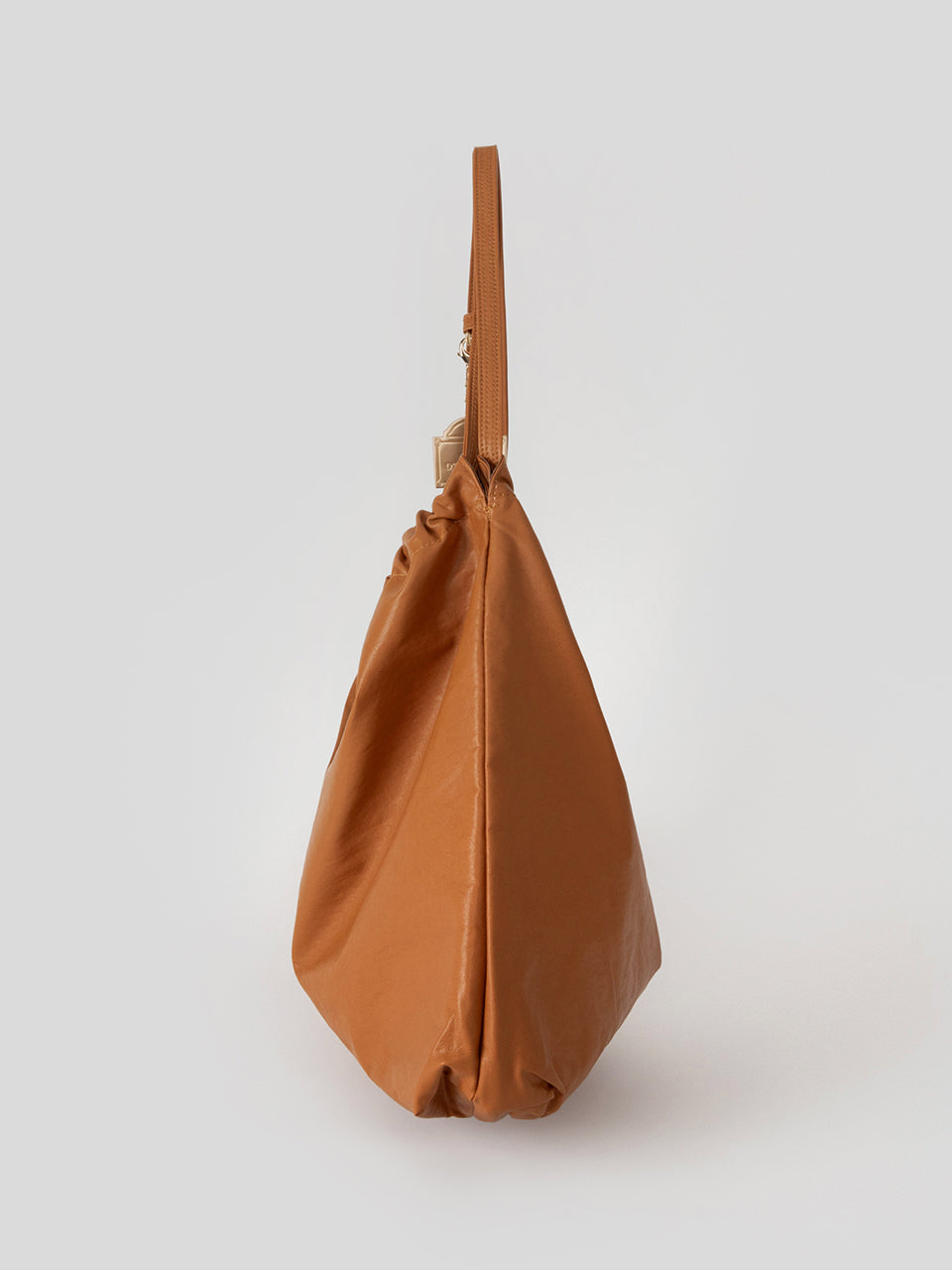 Synthetic Leather Small Hobo Bag - Camel – RUE D'EUGÉNIE