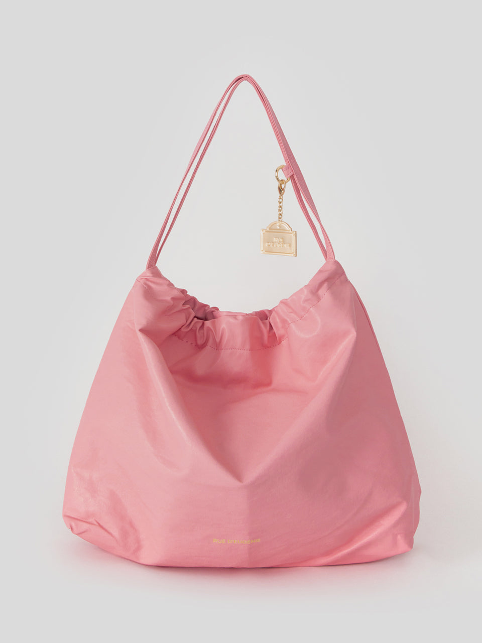 Synthetic Leather Small Hobo Bag - Pink