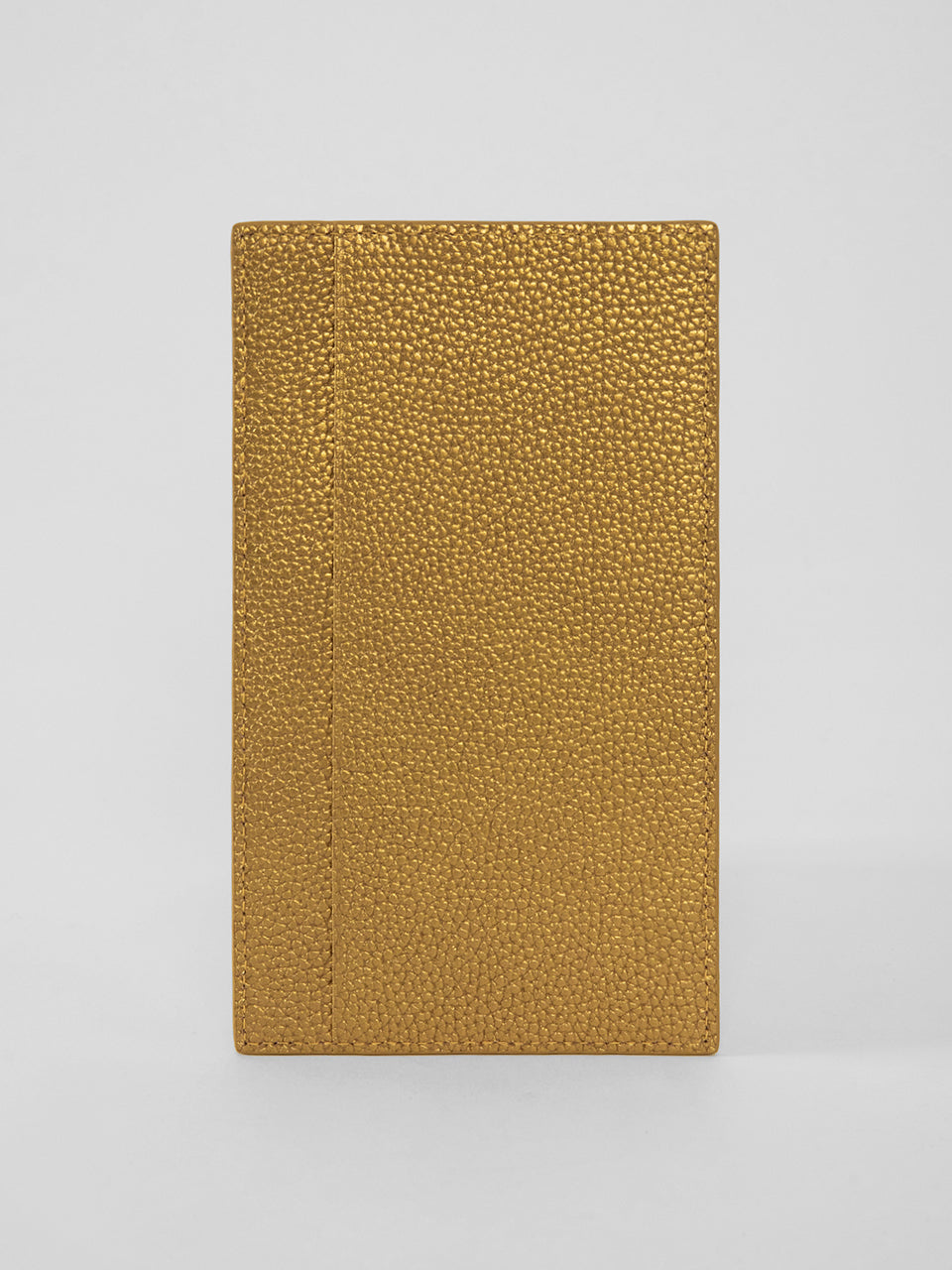 Gold Leather Card Wallet