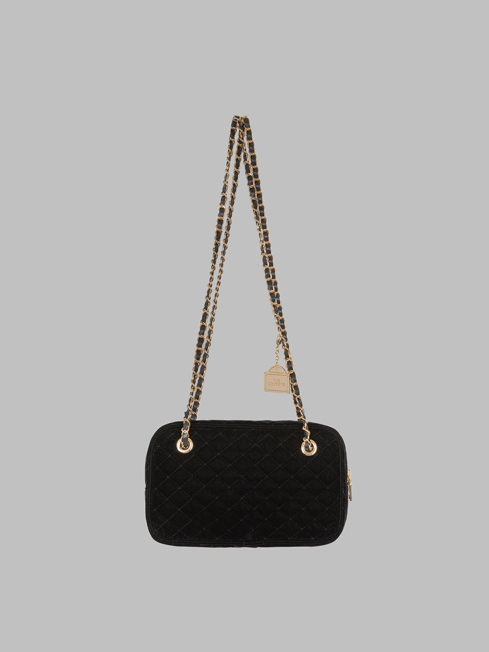 [Gold Chain] Velvet Quilting Classic Bag