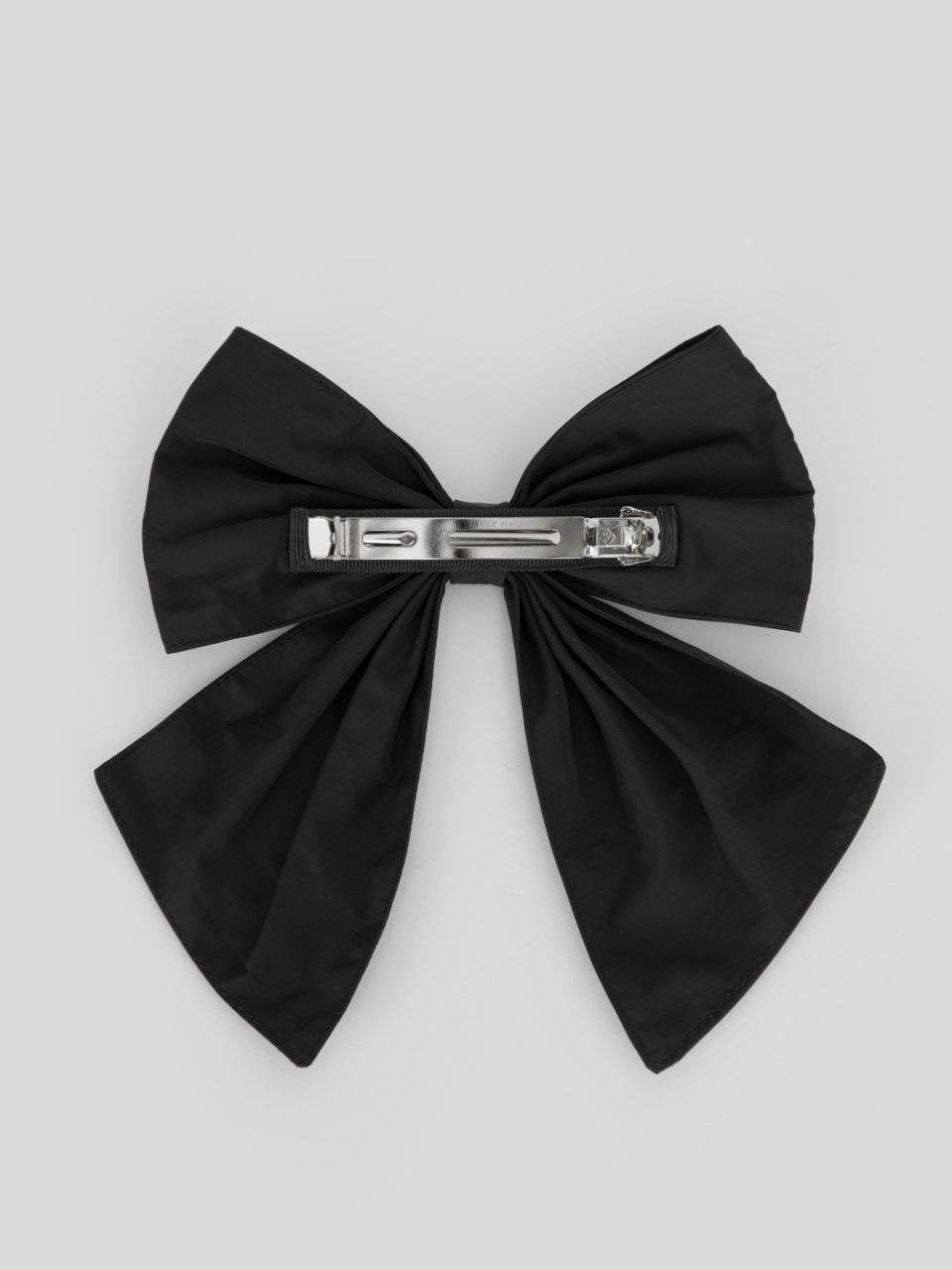 Ribbon Hair Pin - Silver