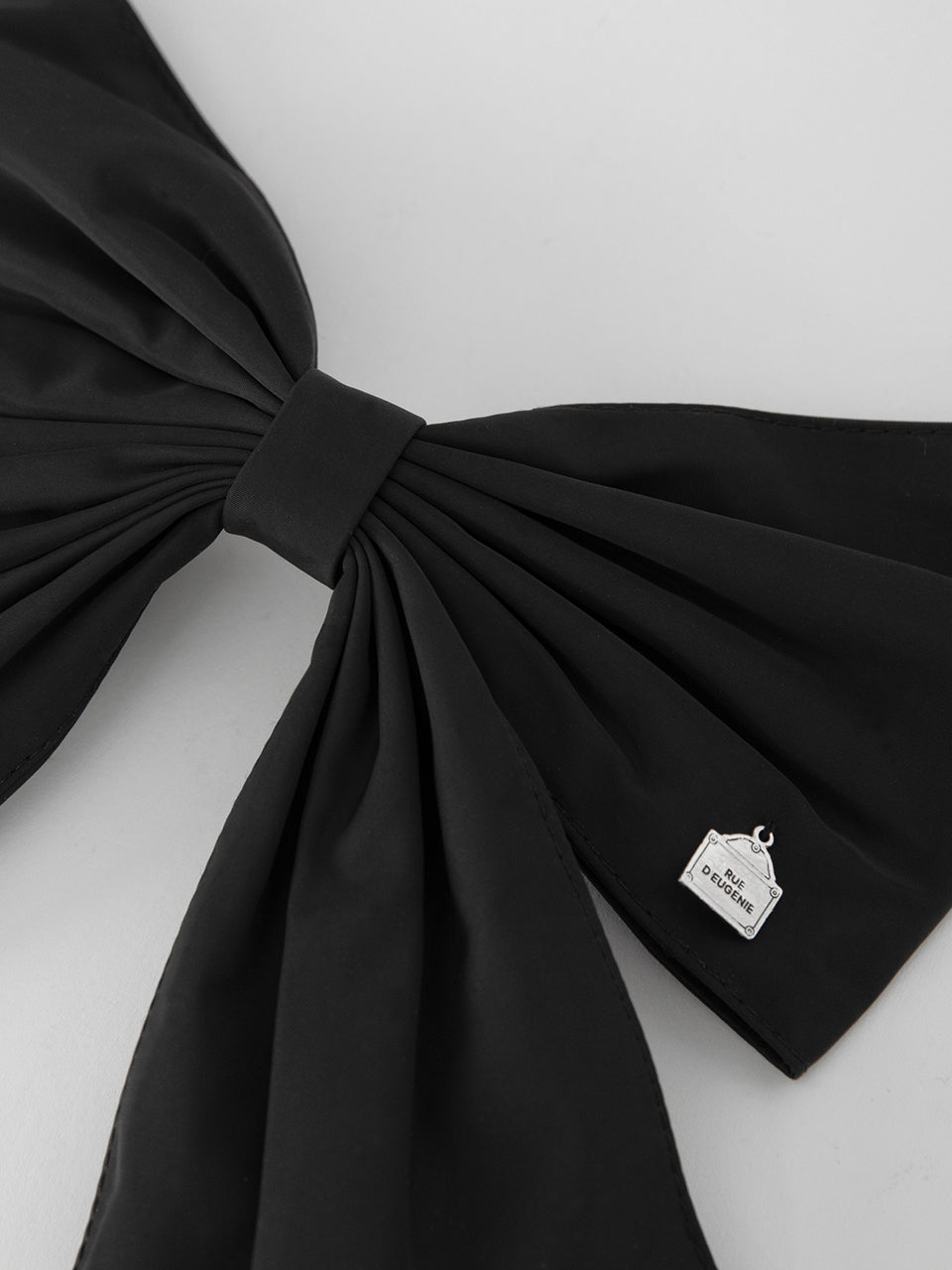 Ribbon Hair Pin - Silver