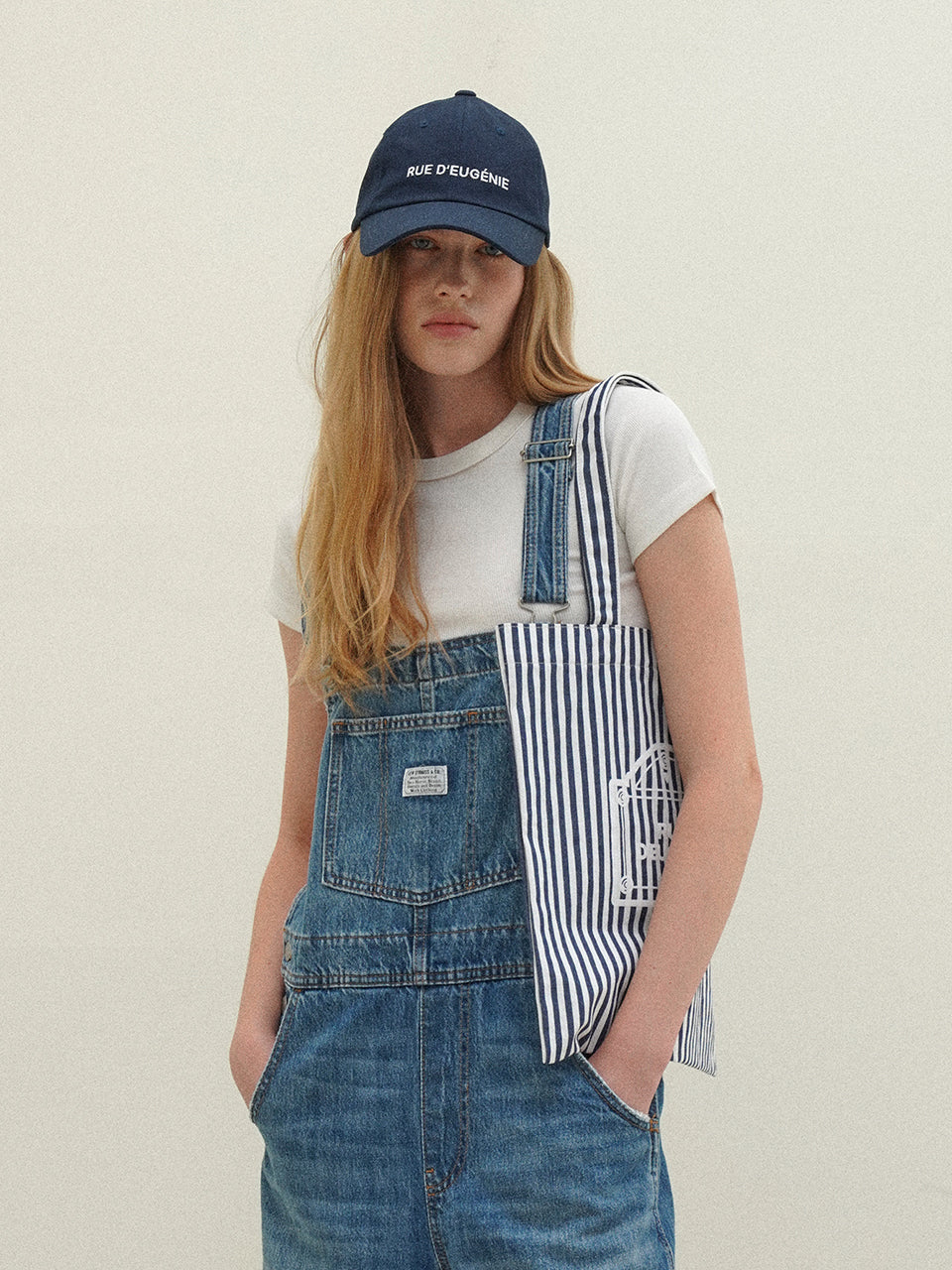 My Stripe Easy Bag - Navy