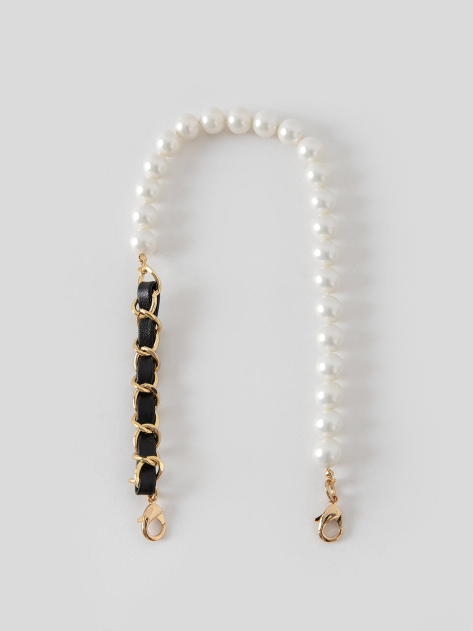 [20K Gold Chain] Unclear Pearl Chain Strap
