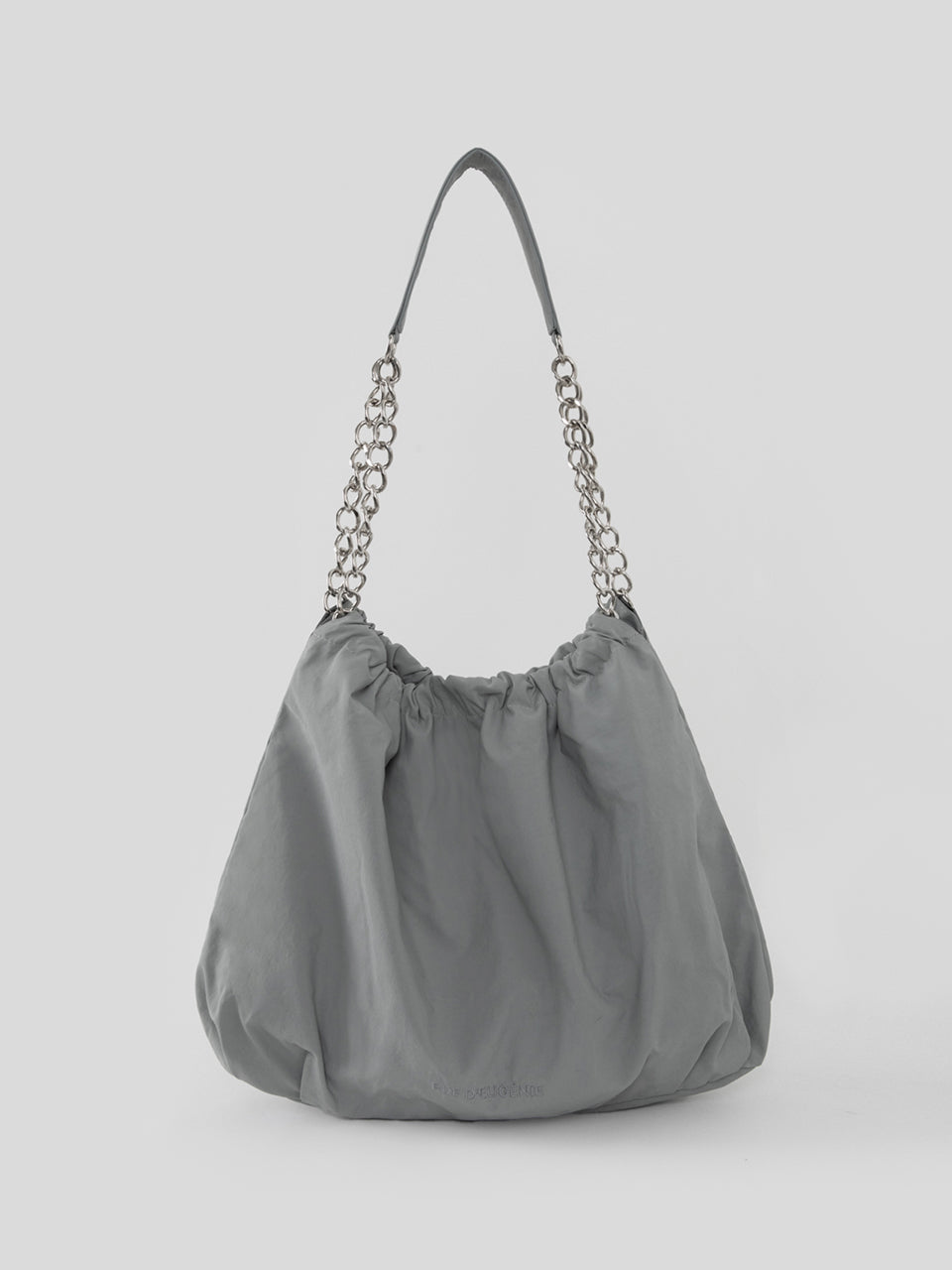 Sun Regen Nylon Small Hobo Bag - Grey