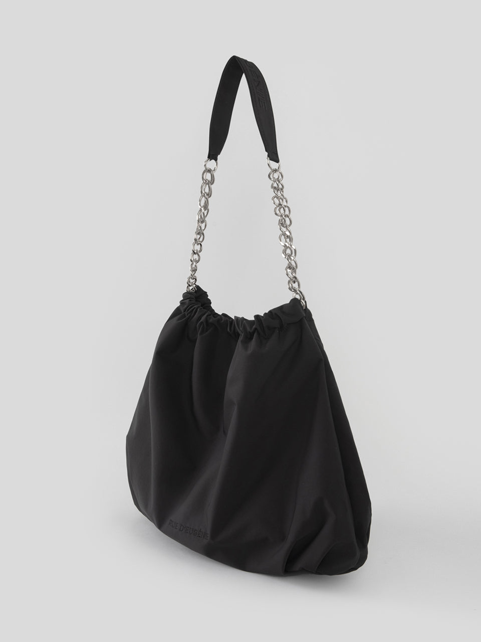 Sun Regen Nylon Small Hobo Bag - Black