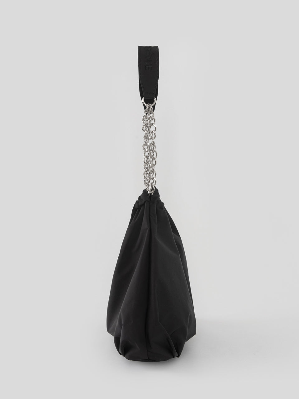 Sun Regen Nylon Small Hobo Bag - Black