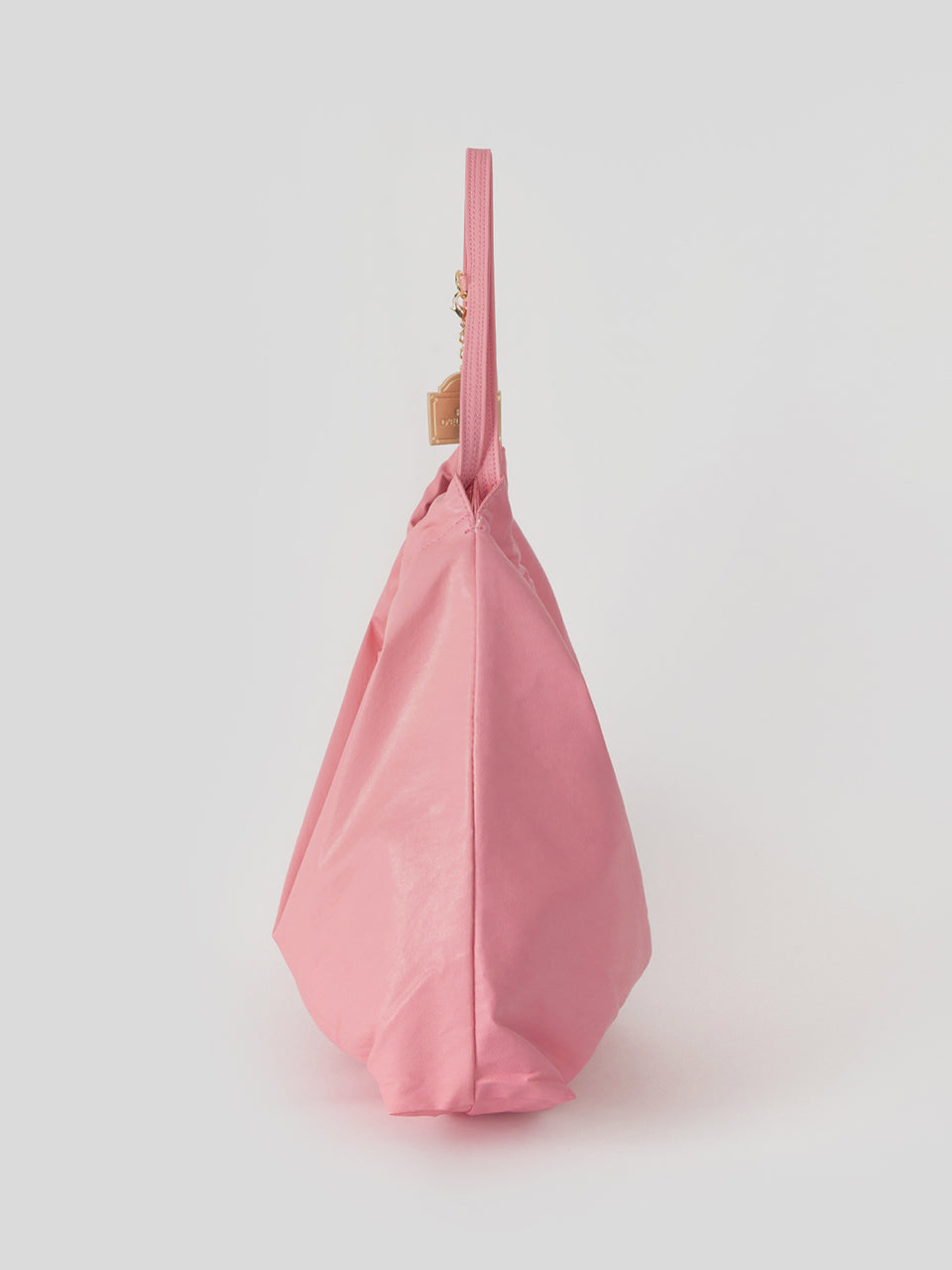 Synthetic Leather Small Hobo Bag - Pink