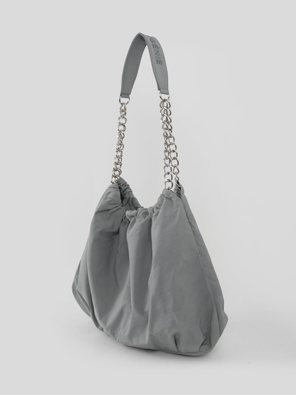 Sun Regen Nylon Small Hobo Bag - Grey