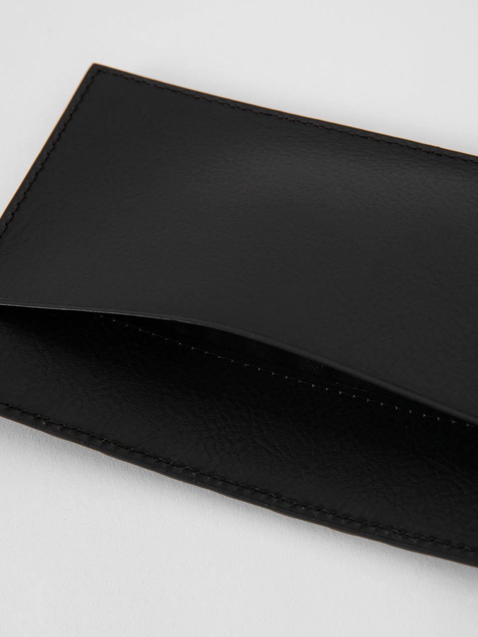Black Leather Card Wallet