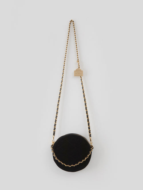 [20K Gold Chain]  Velvet Quilting Amour Bag