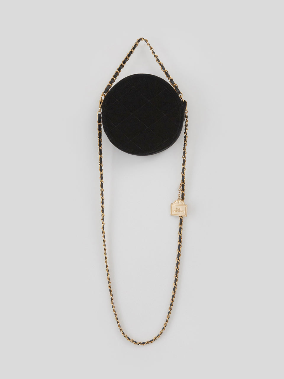 [20K Gold Chain]  Velvet Quilting Amour Bag