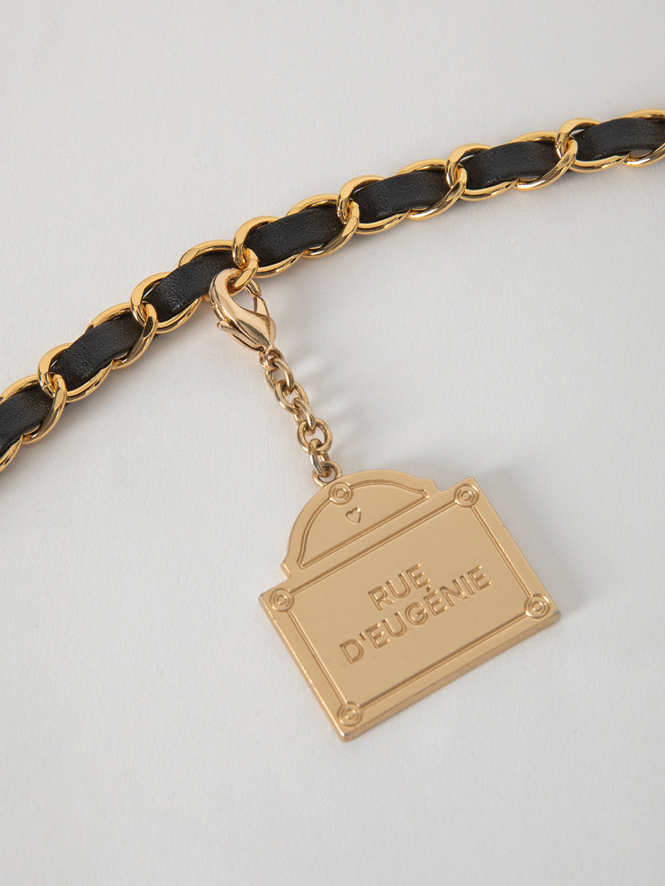 [20K Gold Chain]  Velvet Quilting Amour Bag
