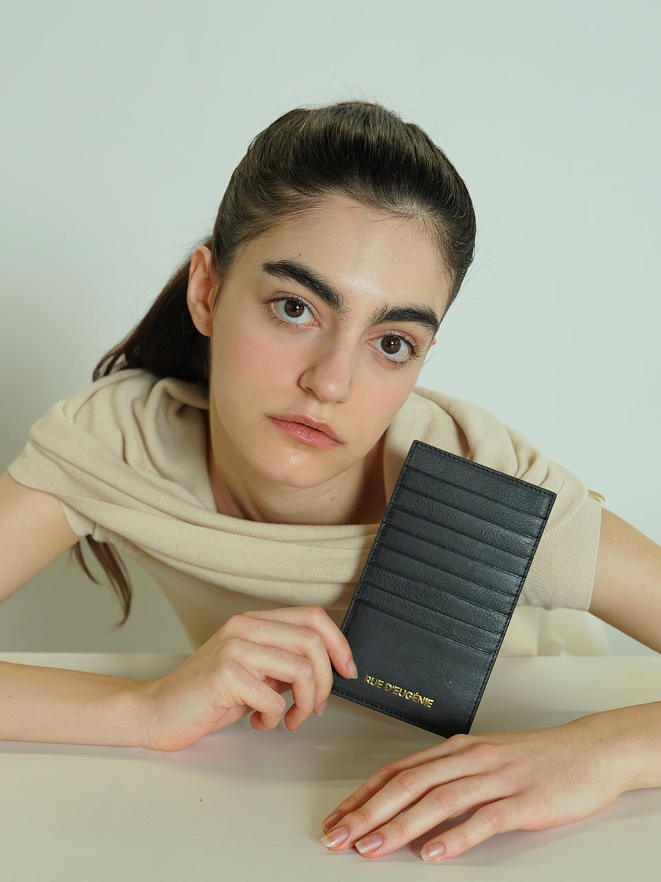 Black Leather Card Wallet