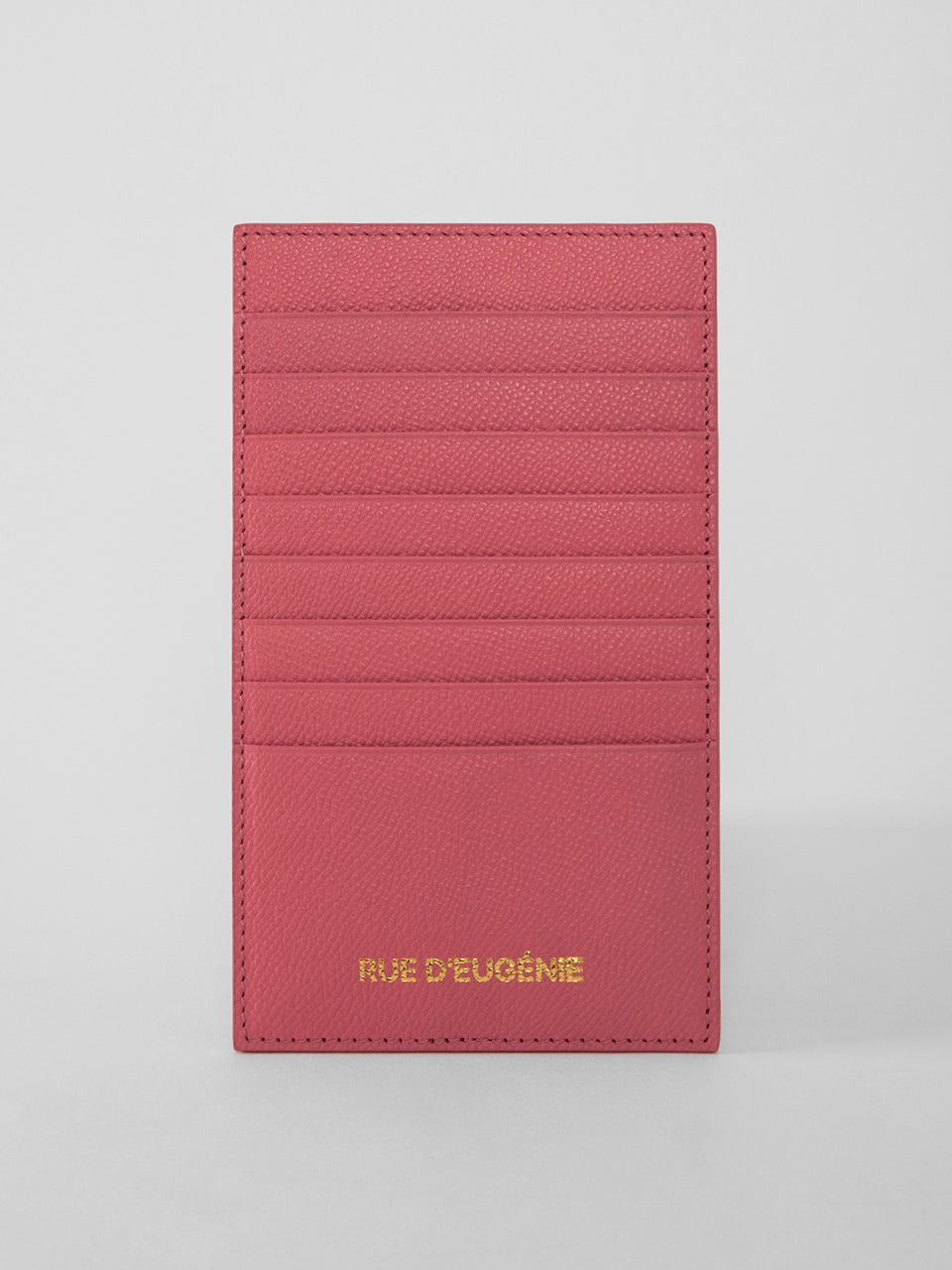 Pink Leather Card Wallet