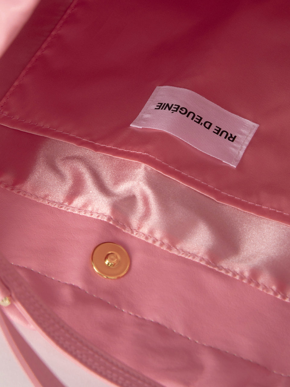 Synthetic Leather Small Hobo Bag - Pink